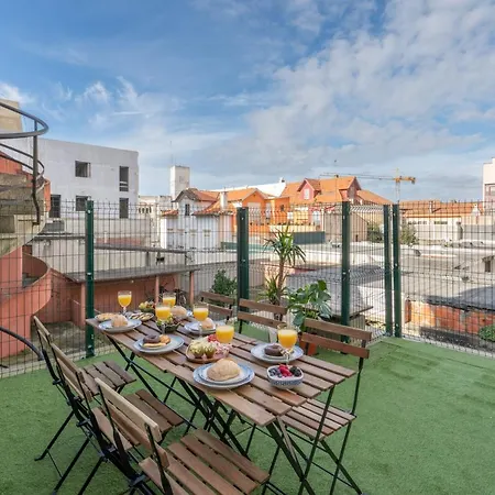 Daire Host Wise - Spacious Fresh Flat W Terrace - Near Sea Espinho (Aveiro)